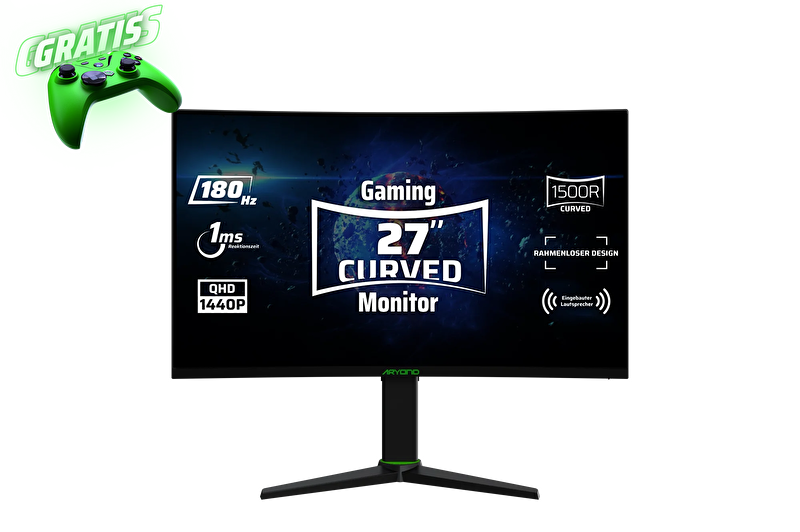 Aryond A27 V2 180 Hz Curved Gaming Monitor